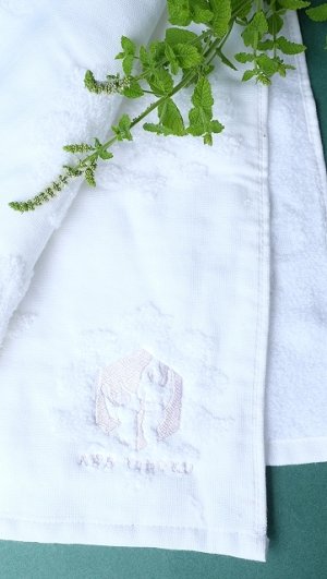 画像1: imabari towel Japan認定品・「AWA YuBOKUオリジナルフェイスタオル」