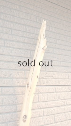 上部、20cmほどがひび割れています。