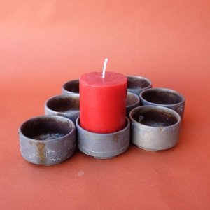 画像3: アルミ製キャンドルスタンド（USED）