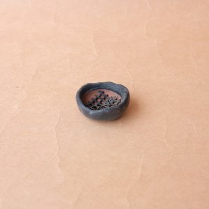 画像1: ハンドメイドミニ塗り鉢（USED）