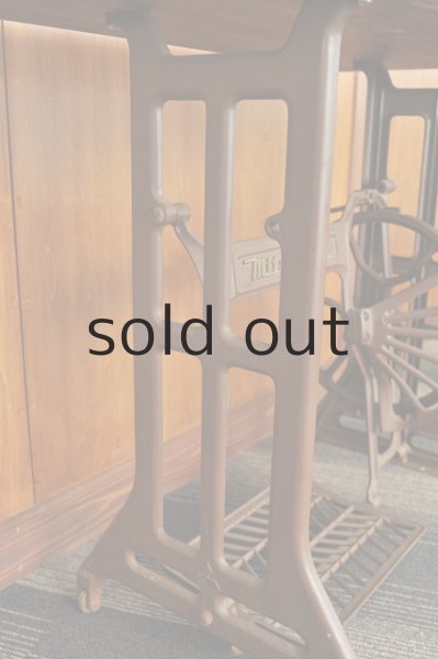 画像4: 足踏みミシンテーブル(MITSUBISHI) (4)