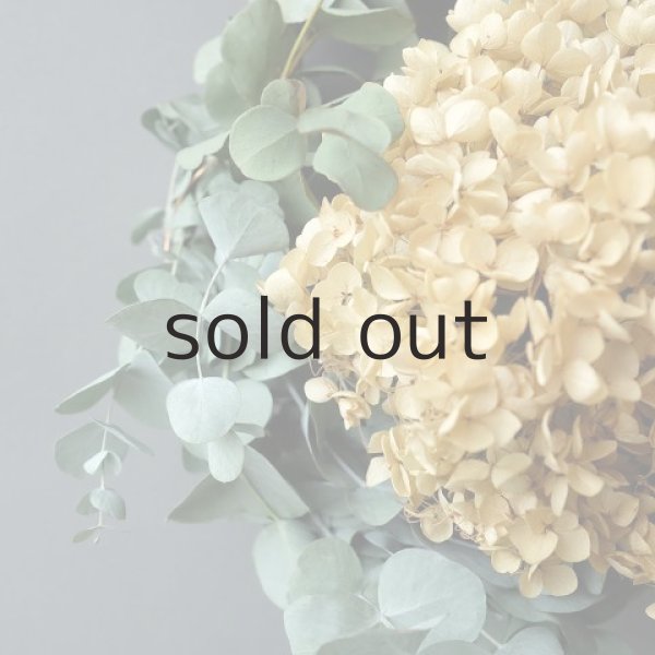 画像3: Dry plants for decor ユーカリリース（銀丸葉＋ドライアジサイ＋蓮の花托＋ユーカリの実） (3)