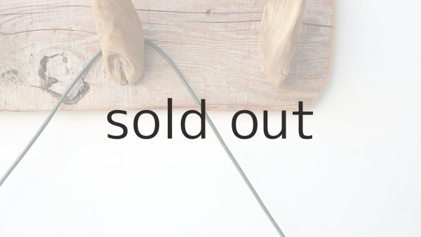 画像2: ストールハンガー（ヌメ皮・グリーン） (2)