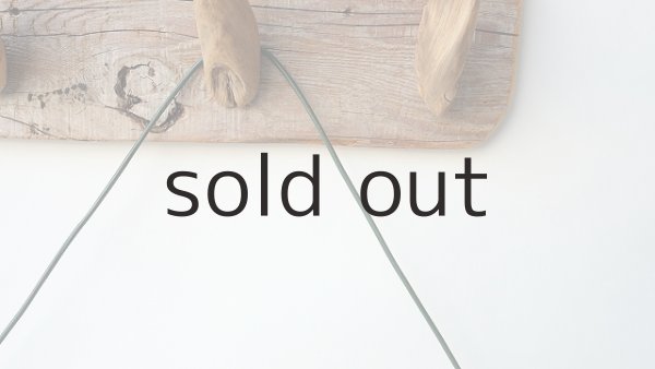 画像2: ストールハンガー（ヌメ皮・グリーン） (2)