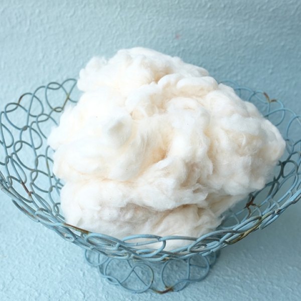 詰め物として使用している100%オーガニックコットン