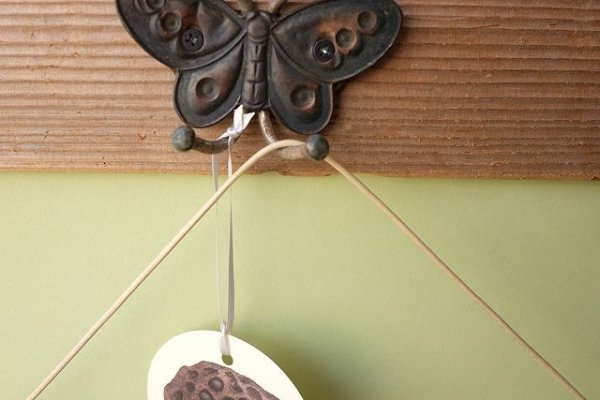 画像2: タオルハンガー(丸折・クリーム） (2)