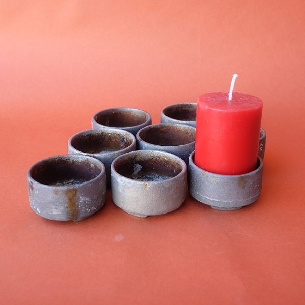 画像2: アルミ製キャンドルスタンド(USED) (2)