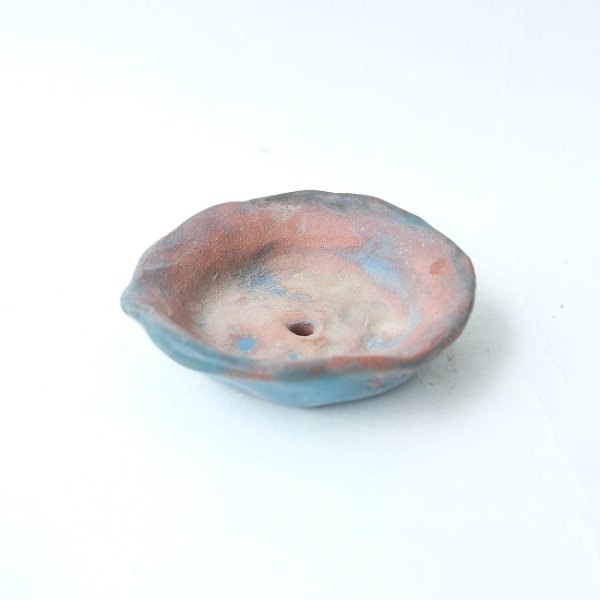 画像1: ハンドメイドミニ塗り鉢（USED） (1)