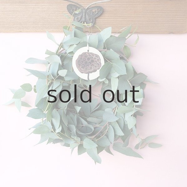 画像1: Dry plants for decor ユーカリブルーガムリース (1)