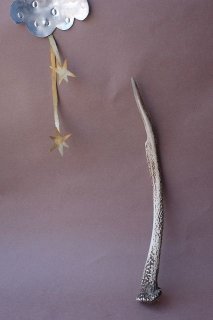 剣山の鹿の角